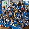 YouTheFan Officially-licensed NCAA Purebred 3D Wall Art – Humorous original hand-drawn cartoon artwork, multi-layer, funny gift, indoor team decor(Kentucky Wildcats)