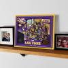 YouTheFan Officially-licensed NCAA Purebred 3D Wall Art – Humorous original hand-drawn cartoon artwork, multi-layer, funny gift, indoor team decor(LSU Tigers)