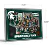 YouTheFan Officially-licensed NCAA Purebred 3D Wall Art – Humorous original hand-drawn cartoon artwork, multi-layer, funny gift, indoor team decor(Michigan State Spartans)