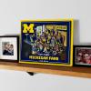 YouTheFan Officially-licensed NCAA Purebred 3D Wall Art – Humorous original hand-drawn cartoon artwork, multi-layer, funny gift, indoor team decor(Michigan Wolverines)