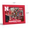 YouTheFan Officially-licensed NCAA Purebred 3D Wall Art – Humorous original hand-drawn cartoon artwork, multi-layer, funny gift, indoor team decor(Nebraska Cornhuskers)