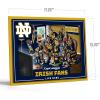 YouTheFan Officially-licensed NCAA Purebred 3D Wall Art – Humorous original hand-drawn cartoon artwork, multi-layer, funny gift, indoor team decor(Notre Dame Fighting Irish)