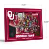 YouTheFan Officially-licensed NCAA Purebred 3D Wall Art – Humorous original hand-drawn cartoon artwork, multi-layer, funny gift, indoor team decor(Oklahoma Sooners)