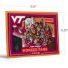 YouTheFan Officially-licensed NCAA Purebred 3D Wall Art – Humorous original hand-drawn cartoon artwork, multi-layer, funny gift, indoor team decor(Virginia Tech Hokies)
