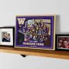 YouTheFan Officially-licensed NCAA Purebred 3D Wall Art – Humorous original hand-drawn cartoon artwork, multi-layer, funny gift, indoor team decor(Washington Huskies)