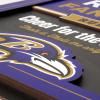 YouTheFan Officially-licensed NFL Fan Rules Wall Art, multiple layers, humorous team artwork sports fan motto, showcases funny rules, indoor decor(Baltimore Ravens)