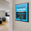 YouTheFan Officially-licensed NFL Fan Rules Wall Art, multiple layers, humorous team artwork sports fan motto, showcases funny rules, indoor decor(Carolina Panthers)