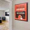 YouTheFan Officially-licensed NFL Fan Rules Wall Art, multiple layers, humorous team artwork sports fan motto, showcases funny rules, indoor decor(Cleveland Browns)
