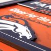 YouTheFan Officially-licensed NFL Fan Rules Wall Art, multiple layers, humorous team artwork sports fan motto, showcases funny rules, indoor decor(Denver Broncos)