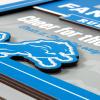YouTheFan Officially-licensed NFL Fan Rules Wall Art, multiple layers, humorous team artwork sports fan motto, showcases funny rules, indoor decor(Detroit Lions)