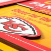 YouTheFan Officially-licensed NFL Fan Rules Wall Art, multiple layers, humorous team artwork sports fan motto, showcases funny rules, indoor decor(Kansas City Chiefs)