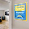 YouTheFan Officially-licensed NFL Fan Rules Wall Art, multiple layers, humorous team artwork sports fan motto, showcases funny rules, indoor decor(Los Angeles Chargers)