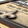 YouTheFan Officially-licensed NFL Fan Rules Wall Art, multiple layers, humorous team artwork sports fan motto, showcases funny rules, indoor decor(New Orleans Saints)