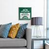 YouTheFan Officially-licensed NFL Fan Rules Wall Art, multiple layers, humorous team artwork sports fan motto, showcases funny rules, indoor decor(New York Jets)