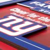 YouTheFan Officially-licensed NFL Fan Rules Wall Art, multiple layers, humorous team artwork sports fan motto, showcases funny rules, indoor decor(New York Giants)