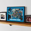 YouTheFan Officially-licensed NFL Purebred 3D Wall Art – Humorous original hand-drawn cartoon artwork, multi-layer, funny gift, indoor team decor(Carolina Panthers)