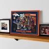 YouTheFan Officially-licensed NFL Purebred 3D Wall Art – Humorous original hand-drawn cartoon artwork, multi-layer, funny gift, indoor team decor(Denver Broncos)