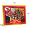 YouTheFan Officially-licensed NFL Purebred 3D Wall Art – Humorous original hand-drawn cartoon artwork, multi-layer, funny gift, indoor team decor(Kansas City Chiefs)