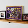 YouTheFan Officially-licensed NFL Purebred 3D Wall Art – Humorous original hand-drawn cartoon artwork, multi-layer, funny gift, indoor team decor(Minnesota Vikings)