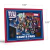 YouTheFan Officially-licensed NFL Purebred 3D Wall Art – Humorous original hand-drawn cartoon artwork, multi-layer, funny gift, indoor team decor(New York Giants)