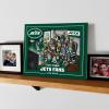 YouTheFan Officially-licensed NFL Purebred 3D Wall Art – Humorous original hand-drawn cartoon artwork, multi-layer, funny gift, indoor team decor(New York Jets)