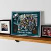 YouTheFan Officially-licensed NFL Purebred 3D Wall Art – Humorous original hand-drawn cartoon artwork, multi-layer, funny gift, indoor team decor(Philadelphia Eagles)
