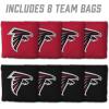 YouTheFan Officially-licensed NFL Set of 8 Cornhole Bags – All Weather Dual Sided Slide & Stop – regulation size(Atlanta Falcons)