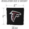 YouTheFan Officially-licensed NFL Set of 8 Cornhole Bags – All Weather Dual Sided Slide & Stop – regulation size(Atlanta Falcons)