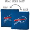 YouTheFan Officially-licensed NFL Set of 8 Cornhole Bags – All Weather Dual Sided Slide & Stop – regulation size(Buffalo Bills)