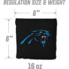 YouTheFan Officially-licensed NFL Set of 8 Cornhole Bags – All Weather Dual Sided Slide & Stop – regulation size(Carolina Panthers)