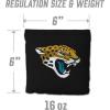 YouTheFan Officially-licensed NFL Set of 8 Cornhole Bags – All Weather Dual Sided Slide & Stop – regulation size(Jacksonville Jaguars)