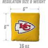 YouTheFan Officially-licensed NFL Set of 8 Cornhole Bags – All Weather Dual Sided Slide & Stop – regulation size(Kansas City Chiefs)