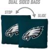 YouTheFan Officially-licensed NFL Set of 8 Cornhole Bags – All Weather Dual Sided Slide & Stop – regulation size(Philadelphia Eagles)