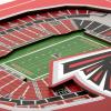 YouTheFan Officially-licensed NFL Stadium Series 3D Wall Art – multi-layer team stadium replica, detailed sports fan gift, indoor decor(Atlanta Falcons)
