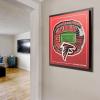 YouTheFan Officially-licensed NFL Stadium Series 3D Wall Art – multi-layer team stadium replica, detailed sports fan gift, indoor decor(Atlanta Falcons)