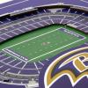 YouTheFan Officially-licensed NFL Stadium Series 3D Wall Art – multi-layer team stadium replica, detailed sports fan gift, indoor decor(Baltimore Ravens)
