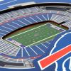 YouTheFan Officially-licensed NFL Stadium Series 3D Wall Art – multi-layer team stadium replica, detailed sports fan gift, indoor decor(Buffalo Bills)