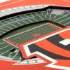 YouTheFan Officially-licensed NFL Stadium Series 3D Wall Art – multi-layer team stadium replica, detailed sports fan gift, indoor decor(Cincinnati Bengals)