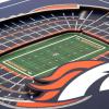 YouTheFan Officially-licensed NFL Stadium Series 3D Wall Art – multi-layer team stadium replica, detailed sports fan gift, indoor decor(Denver Broncos)