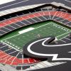 YouTheFan Officially-licensed NFL Stadium Series 3D Wall Art – multi-layer team stadium replica, detailed sports fan gift, indoor decor(Houston Texans)