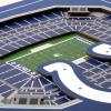 YouTheFan Officially-licensed NFL Stadium Series 3D Wall Art – multi-layer team stadium replica, detailed sports fan gift, indoor decor(Indianapolis Colts)