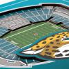 YouTheFan Officially-licensed NFL Stadium Series 3D Wall Art – multi-layer team stadium replica, detailed sports fan gift, indoor decor(Jacksonville Jaguars)