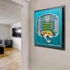 YouTheFan Officially-licensed NFL Stadium Series 3D Wall Art – multi-layer team stadium replica, detailed sports fan gift, indoor decor(Jacksonville Jaguars)