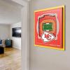 YouTheFan Officially-licensed NFL Stadium Series 3D Wall Art – multi-layer team stadium replica, detailed sports fan gift, indoor decor(Kansas City Chiefs)