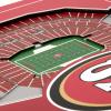 YouTheFan Officially-licensed NFL Stadium Series 3D Wall Art – multi-layer team stadium replica, detailed sports fan gift, indoor decor(San Francisco 49ers)