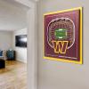 YouTheFan Officially-licensed NFL Stadium Series 3D Wall Art – multi-layer team stadium replica, detailed sports fan gift, indoor decor(Washington Commanders)