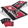 YouTheFan NFL 2′ x 3′ Portable Cornhole Game with Logo Bags(Atlanta Falcons)