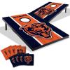 YouTheFan NFL 2′ x 3′ Portable Cornhole Game with Logo Bags(Chicago Bears)