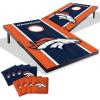 YouTheFan NFL 2′ x 3′ Portable Cornhole Game with Logo Bags(Denver Broncos)