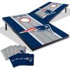 YouTheFan NFL 2′ x 3′ Portable Cornhole Game with Logo Bags(New England Patriots)
